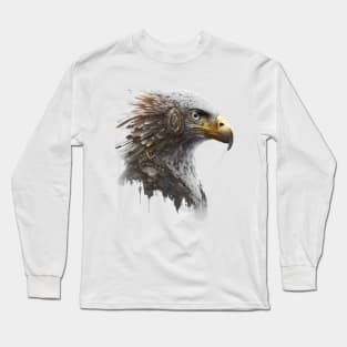 Iron eagle face Long Sleeve T-Shirt